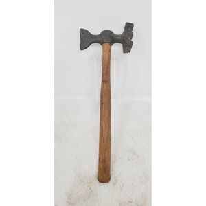 Primitive Meat Tenderizer Hammer Butcher Mallet Wood Handle‎ Farmhouse Antique